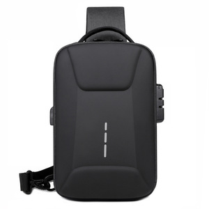 Bolso Bandolera de Nailon Oxford Impermeable de Moda, Antirrobo, con Cierre de Cremallera, Logotipo Personalizado, USB, para Deportes al Aire Libre - Product Image 6