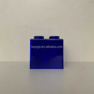 Venta al por mayor de plástico acrílico guardar moneda Banco ladrillo Le-go cajas de dinero para los niños - Product Image 5