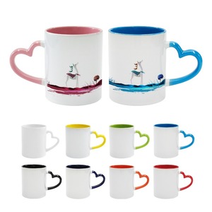 Commercio all'ingrosso tazza in <span class=keywords><strong>ceramica</strong></span> a forma di cuore a forma di cuore di sublimazione Love Design regalo tazza a forma di cuore in <span class=keywords><strong>ceramica</strong></span> - Product Image 5