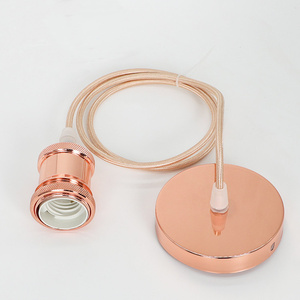 Vintage Edison Pendant Lamp Holder <strong>E27</strong> Copper Plastic Socket AC <strong>220V</strong> Energy Saving Adapter Screw Style Indoor/Outdoor CE - Product Image 1
