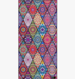 Serviette <span class=keywords><strong>de</strong></span> <span class=keywords><strong>plage</strong></span> en microfibre gaufrée à séchage rapide, sans sable, impression recto-verso, vente chaude 2019 - Product Image 1