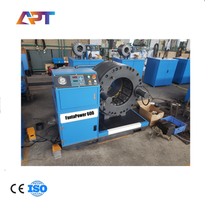 CE ISO chứng nhận 14 inch công nghiệp ống uốn tóc bồng máy tự động cao su ống Báo Chí công cụ 4KW 380V-50Hz Bơm 3200 tấn lực lượng - Product Image 5