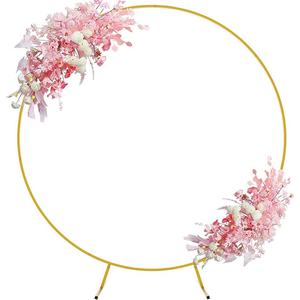 Metal Knot <b>Wedding</b> Arch Ironwork <b>Wedding</b> Wpecial Arc-shaped Arched Support Frame Lawn Circular Ring Flower Stand Circular <b>Props</b> - Product Image 2