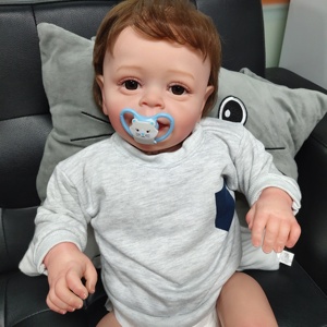 R & B – poupées en Silicone souple pour enfants, jouets réalistes pour nouveau-nés, garçons et filles - Product Image 4