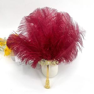 Éventail en plumes d'<span class=keywords><strong>autruche</strong></span> de petite taille en vente en gros Éventail pour séance photo en direct sur scène Éventail pour accessoires de performance - Product Image 6