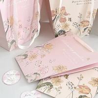 Tas Tote Bunga Trapesium Kustom Baru Untuk Kemasan Buket Bunga Festival Qixi Grosir Untuk Toko Bunga