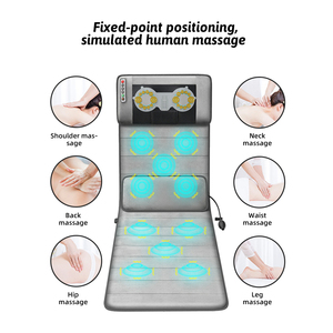 Cojín de masaje multifuncional con vibración para todo el cuerpo y compresa caliente para cuello/cintura/cadera/pierna con control remoto eléctrico con cable - Product Image 3