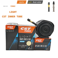 Ban Dalam Sepeda Ukuran Penuh Upgrade C S T Light 1416,20,22,24,26,27.5,29 Inch 700C untuk Sepeda Gunung, Sepeda Jalan, BMX