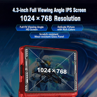 Console de jeu portable F RG43V Pro, écran IPS 4,3 pouces, système open source EE4.7, WiFi, bataille en ligne, console de jeu rétro
