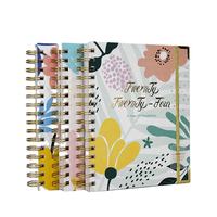 Cahier à spirale personnalisé couverture en papier rafraîchissant non daté planificateur de budget mensuel hebdomadaire avec enveloppes à monnaie