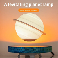 Lampe Saturne Lévitation Maglev Imprimée en 3D, Ornement Décoratif pour la Maison, Veilleuse, Décoration Technologique, Cadeau pour la Saint-Valentin Chinoise