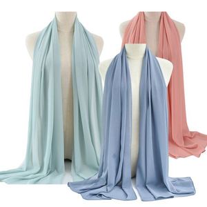 Châle long et doux en jersey de georgette de coton mercerisé personnalisé pour femme, style ethnique, type turban - Product Image 6