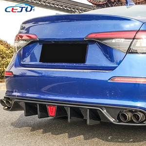 Punta di scarico auto diffusore laterale posteriore Spoiler labbra Splitter parti Bodykit per Honda <span class=keywords><strong>Civic</strong></span> 11th Gen <span class=keywords><strong>2022</strong></span> - Product Image 5