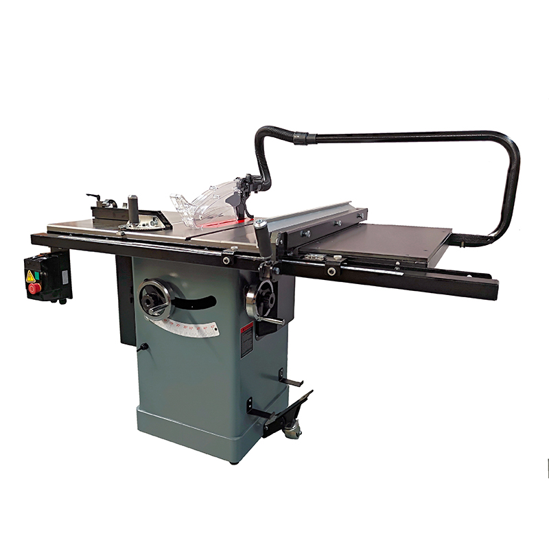 Прецизионная Настольная пила LIVTER W0708 10 дюймов, индукционный двигатель с внутренними и внешними роликами для всасывания пыли, с высокой и низкой подложкой