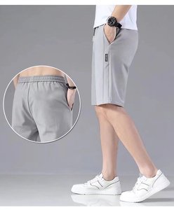 Pantalones Cortos Deportivos para Hombre Joychuang, de Secado Rápido, Finos, Transpirables, Lisos, de Color Sólido, Impermeables, para Correr y Hacer Ejercicio - Product Image 4