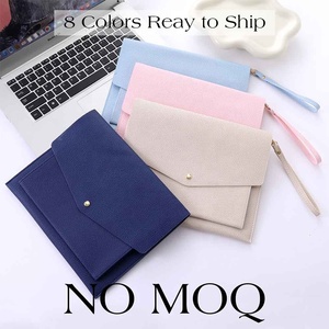 Hongbo Best Verkopende 8-kleuren Pebble Lederen Grote Portemonnee Documenttas Met Polsbandje Beschikbaar Voor Ipad/Notitieblok/Tablet Hoes En Hoesje - Product Image 2