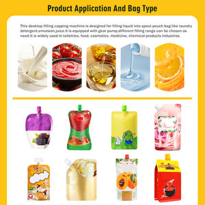 Bolsa semiautomática de pie, detergente para la ropa, agentes de limpieza, bolsa de boquilla líquida, máquina de llenado y tapado - Product Image 3