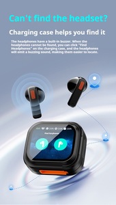 Auriculares Inalámbricos para Juegos <span class=keywords><strong>k10</strong></span> AI True Wireless con Bluetooth 5.4, Pantalla LCD, Sonido HD, Diseño Moderno, Reducción de Ruido, PK NE20 - Product Image 5