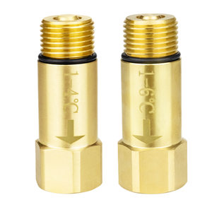 Robinet à bille TMOK RTS 1-4 1-6 avec détection de température, robinet extérieur anti-gel, vanne de hivernage en laiton pour l'eau - Product Image 1