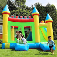 Maison combinée commerciale de rebond de videur gonflable de parc de ville d'amusement de promenade de lune d'enfants pour le terrain de jeu gonflable d'enfants extérieurs