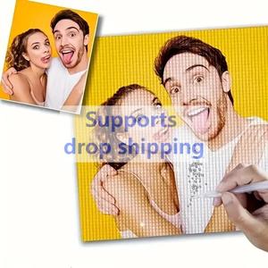 Direct Source Custom Photo Diamond Painting Dropshipping, 5D Diamond Art <span class=keywords><strong>Kit</strong></span> avec accessoires complets - Product Image 5