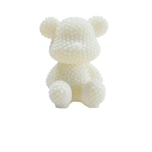 El yapımı inci ayı kokulu aromaterapi mum ev doğum günü hediyesi dumansız ev dekor mum - Product Image 5