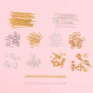 Vente en gros anneaux de saut fermoir homard chaîne d'extension <span class=keywords><strong>perles</strong></span> entretoises boucle à l'<span class=keywords><strong>aiguille</strong></span> résultats de bijoux à bricoler soi-même et composants fabrication de bijoux - Product Image 1