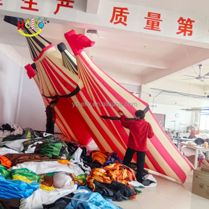 Carnaval puesta en escena <span class=keywords><strong>Fondo</strong></span> inflable arco de <span class=keywords><strong>circo</strong></span> inflable rosa - Product Image 3
