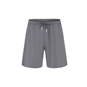 <b>Men's</b> Waterproof Solid Pattern <b>Quick</b> <b>Dry</b> Beach <b>Shorts</b> Excellent Quality 100% Polyester Olive Green Color Shark One Beachwear - Product Image 4