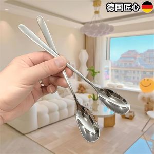 Stainless Steel Long Handle Dessert Spoon Coffee Stirring Spoon Milk Tea Spoon Ice Spoon Condiment Spoon Household Commercial - Product Image 5