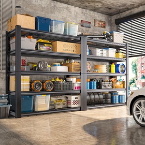 Rayonnage industriel réglable à 5 niveaux <span class=keywords><strong>en</strong></span> acier de 72 ''H Étagères de rangement <span class=keywords><strong>pour</strong></span> sous-sol et garage - Product Image 6