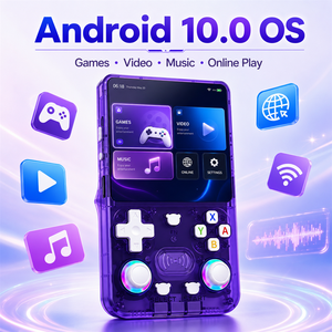 เครื่องเล่นเกมพกพา New X36ultra Retro พร้อมหน้าจอ 4.2 นิ้ว ระบบปฏิบัติการ Android 10 แบบคู่ แบตเตอรี่ 3500mAh หน่วยความจำ 64/128GB ไฟ RGB จอยสติ๊ก เชื่อมต่อ WiFi - Product Image 4