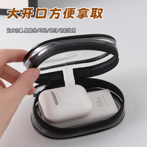 Bolsa organizadora portátil para almacenamiento de cables, 10,3 cm x 7 cm x 4 cm, para viajes y gestión de cables de carga - Product Image 5