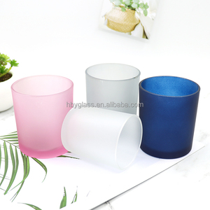 Portavelas <span class=keywords><strong>de</strong></span> Vidrio Esmerilado Ru Star - Recipiente para Velas para Decoración del Hogar - Product Image 3
