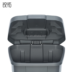 Meilleur prix en plastique Hôtel Mobile Ordures Déchets Recycler Pédale Poubelle Conteneur <span class=keywords><strong>sur</strong></span> Roues - Product Image 4