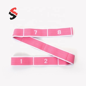 Bán buôn linh hoạt cao đàn hồi vải Yoga Dance Belt <span class=keywords><strong>Strap</strong></span> với số - Product Image 2