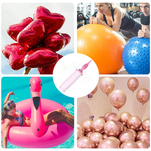 Pompe à ballon Main Bidirectionnelle Double Action Professionnel Main Ballons Pompe à Air Gonfleur Manuel Gonfleurs Machine Main Ballonn Pompe - Product Image 6