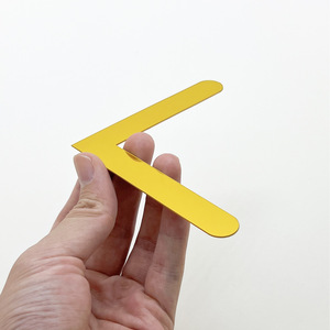 Hongzun Corner Pad Gold <b>Plastic</b> Anti Scratch For Picture Frame Furniture <b>Edge</b> Protection Strong Adhesion - Product Image 4
