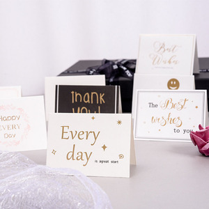 Grazie per i migliori <span class=keywords><strong>auguri</strong></span> di carta con messaggio regalo pieghevole decorazione fai da te biglietto di <span class=keywords><strong>auguri</strong></span> per le vacanze biglietto d'invito a nozze - Product Image 2