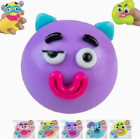 Jouet sensoriel interactif anti-stress Dog Face Swaps Squishy Fidget Toy, boîte mystère, modèle de dessin animé, designs populaires, logo personnalisé