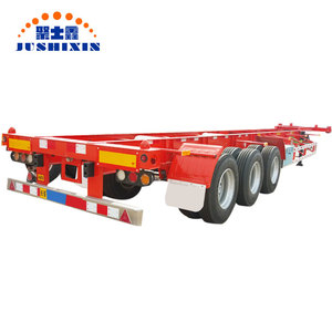 2/<span class=keywords><strong>3</strong></span>/4 ejes 30-50 toneladas chasis esqueleto Semi remolque - Product Image 2