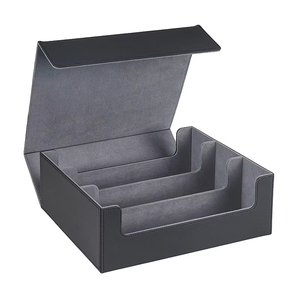 YY Card Deck Box Stockage Cartes à collectionner 1800 + PU Cuir <span class=keywords><strong>Commander</strong></span> Card Deck Case - Product Image 5