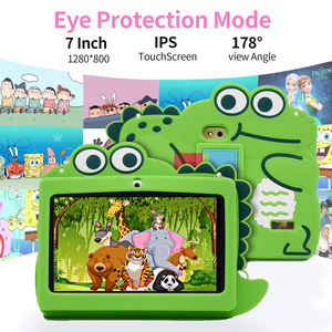 Tablette personnalisée pour enfants, pour tout-petits, PC Android, processeur MTK, écran capacitif, étui en silicone, application de contrôle parental pour usage professionnel - Product Image 2