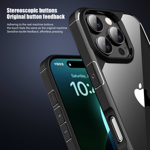 Custodia per telefono in tinta unita per <span class=keywords><strong>iPhone</strong></span> 15 pro 14 13 11 XS Max antiurto <span class=keywords><strong>Cover</strong></span> paraurti per <span class=keywords><strong>iPhone</strong></span> 16 custodie trasparenti - Product Image 2