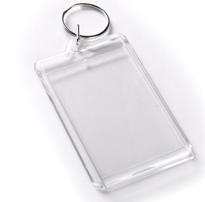Tùy chỉnh cứng nhựa Acrylic hình chữ nhật Keychain <span class=keywords><strong>PVC</strong></span> trống hình ảnh khung <span class=keywords><strong>Key</strong></span> <span class=keywords><strong>tag</strong></span> - Product Image 1