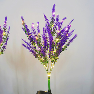 Luz Solar LED de Lavanda para Decoración de Jardín, Estaca para Césped, Iluminación de Paisaje Impermeable con Energía Solar - Product Image 4