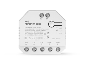 SONOFF DIY Wifi saklar pintar 2 Gang modul R3 ganda pengukuran daya aplikasi EWeLink pengendali jarak jauh melalui Alexa Google Home Siri suara - Product Image 4