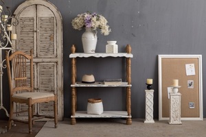 Handgemachte Kd Drei schicht ige offene Massivholz Display Stand Bücherregale Möbel Holz Display Rack Seiten regal Rustikales Holz Bücherregal - Product Image 6