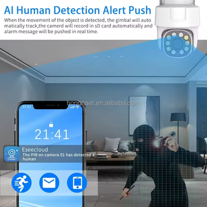Hongnaer Two Way Audio 3MP Waterproof Home RJ45 Wireless Network CCTV <strong>IP</strong> <strong>Bullet</strong> <strong>Camera</strong> Outdoor PTZ POE Security <strong>IP</strong> <strong>Camera</strong> - Product Image 3