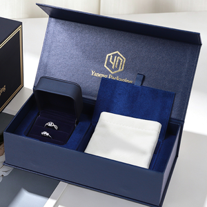 Caja de Joyería Magnética de Cartón Ecológico de Alta Calidad con Logotipo Personalizado para Collares y Anillos, Venta al Por Mayor del Fabricante - Product Image 2
